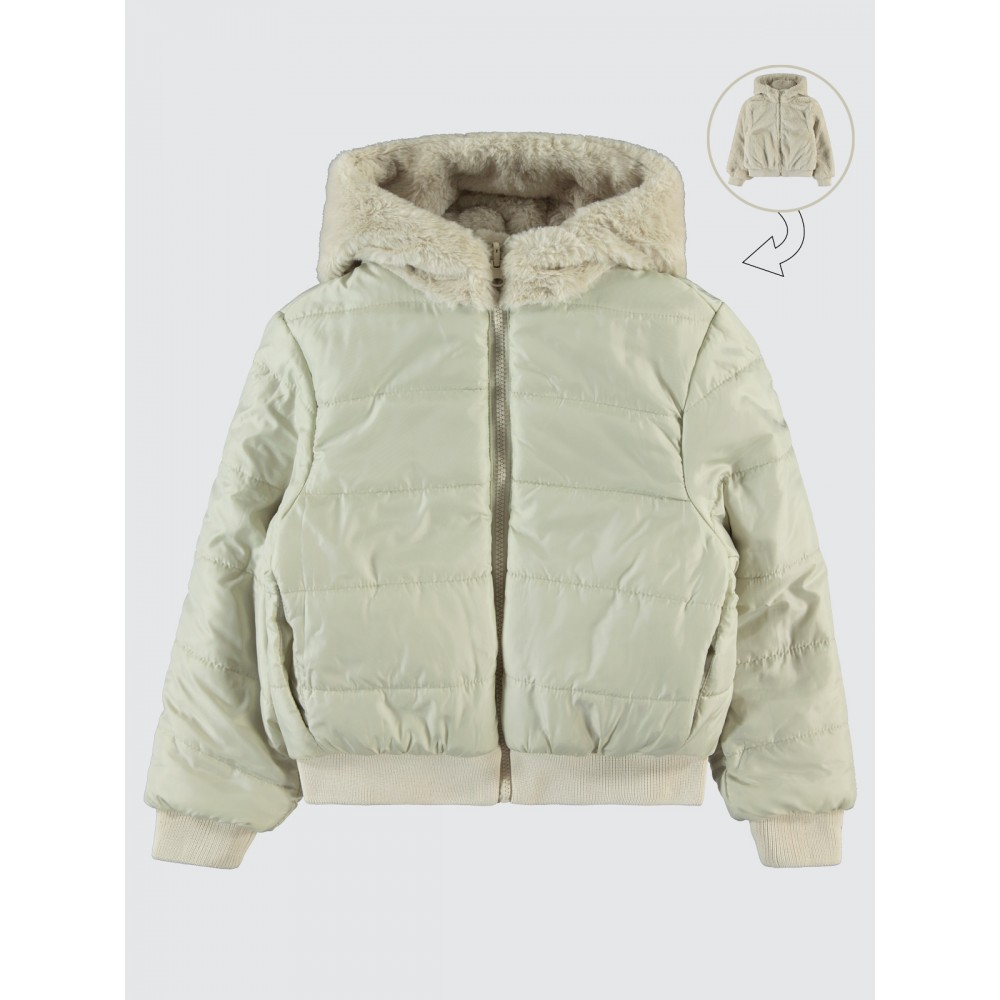 Beige Girls-Coat Beige Girls-Coat