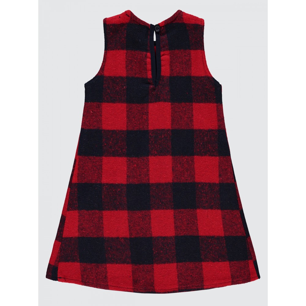 Red Girls-Dress and Overall Red Girls-Dress and Overall