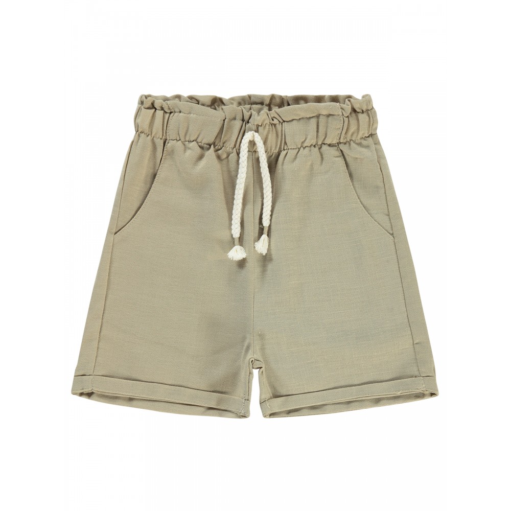 Beige Girls-Shorts Beige Girls-Shorts