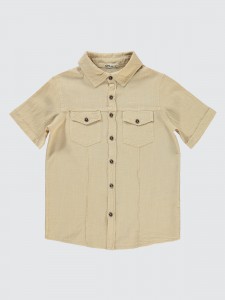 Stone Color Boys-Shirt