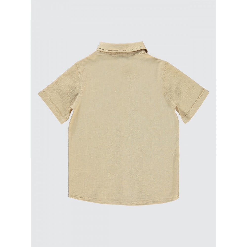 Stone Color Boys-Shirt Stone Color Boys-Shirt