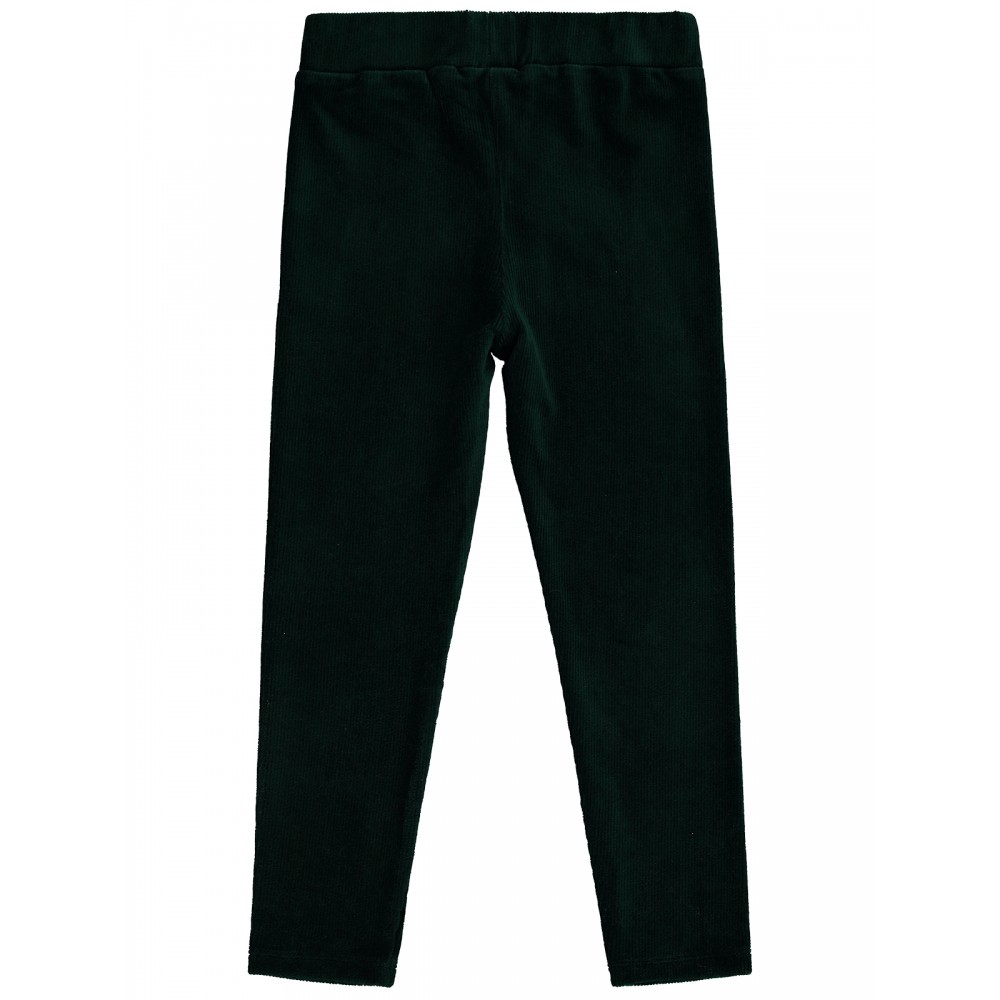 Dark Green Girls-Leggings Dark Green Girls-Leggings