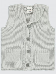 Gray Melange Baby-Vest