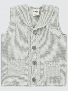 Gray Melange Baby-Vest