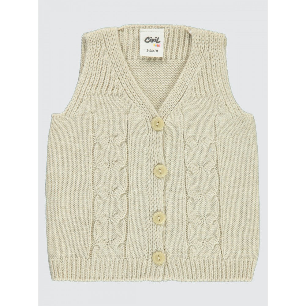 Beige Baby-Vest Beige Baby-Vest