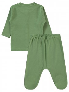 Green Almond Baby-Pajama Set