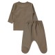 Dark Brown Baby-Pajama Set Dark Brown Baby-Pajama Set