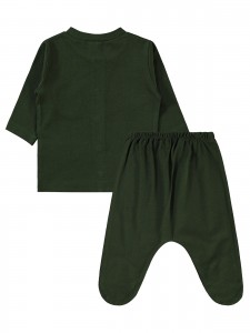 Khaki Baby-Pajama Set