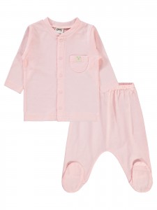 Powder Pink (Do not use) Baby-Pajama Set