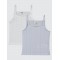 White-Lilac Girls-Undershirt