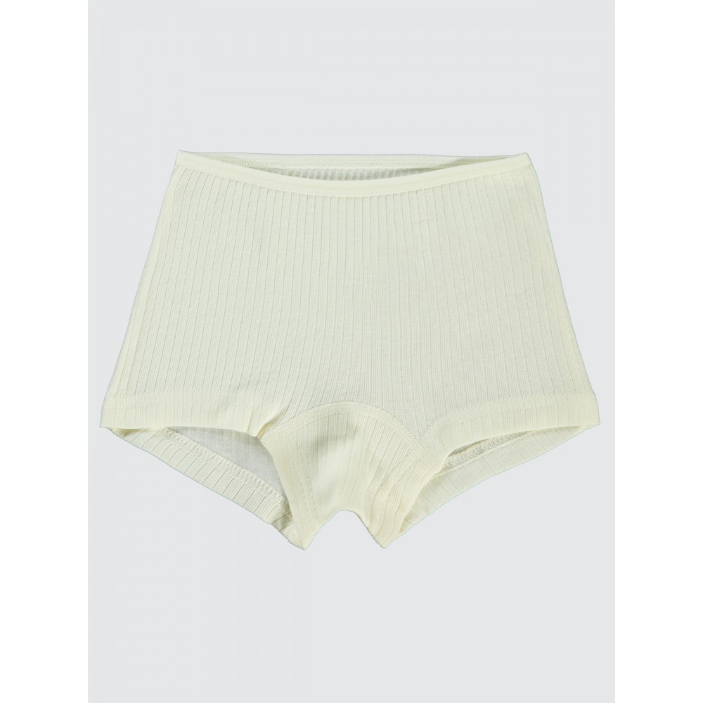 Ecru- Pink Girls-Boxer Shorts Ecru- Pink Girls-Boxer Shorts