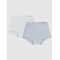 White-Lilac Girls-Boxer Shorts