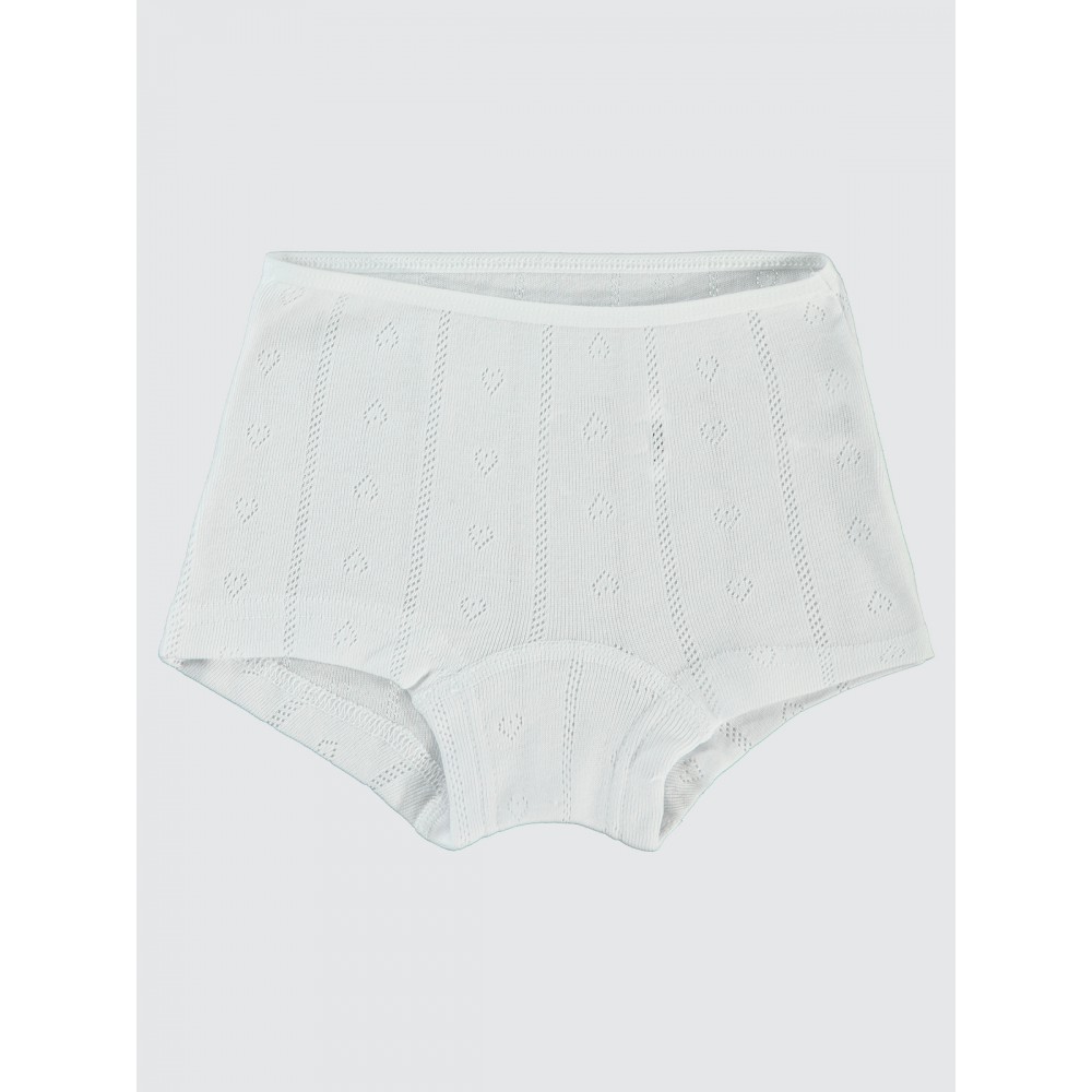 White-Lilac Girls-Boxer Shorts White-Lilac Girls-Boxer Shorts