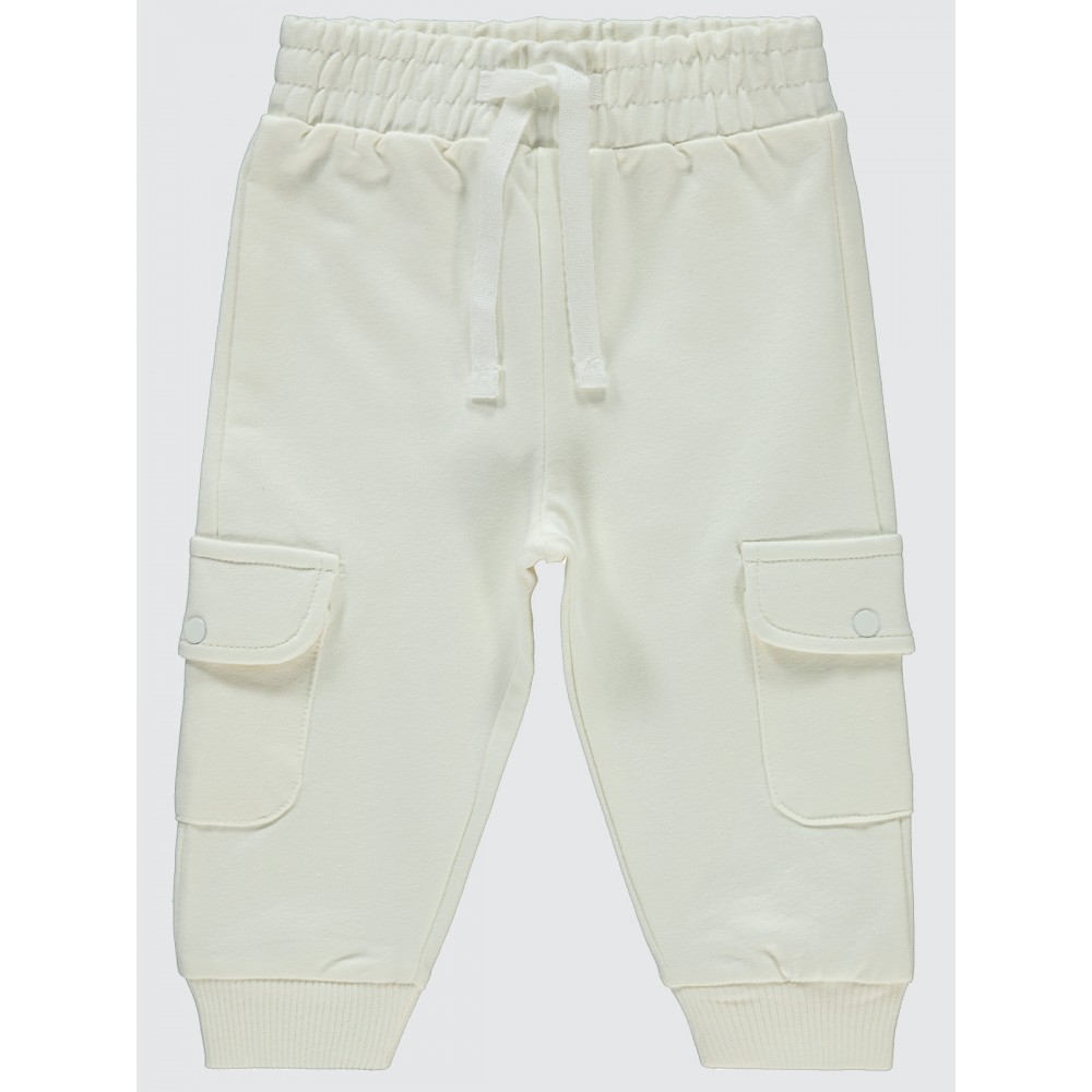 Ecru Baby-Track Pants Ecru Baby-Track Pants