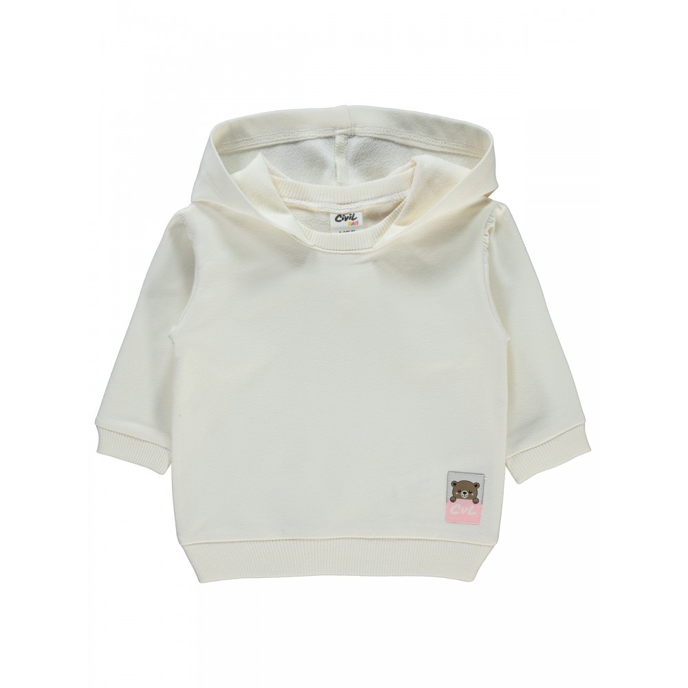Ecru Baby-Sweatshirt Ecru Baby-Sweatshirt