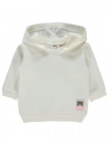 Ecru Baby-Sweatshirt