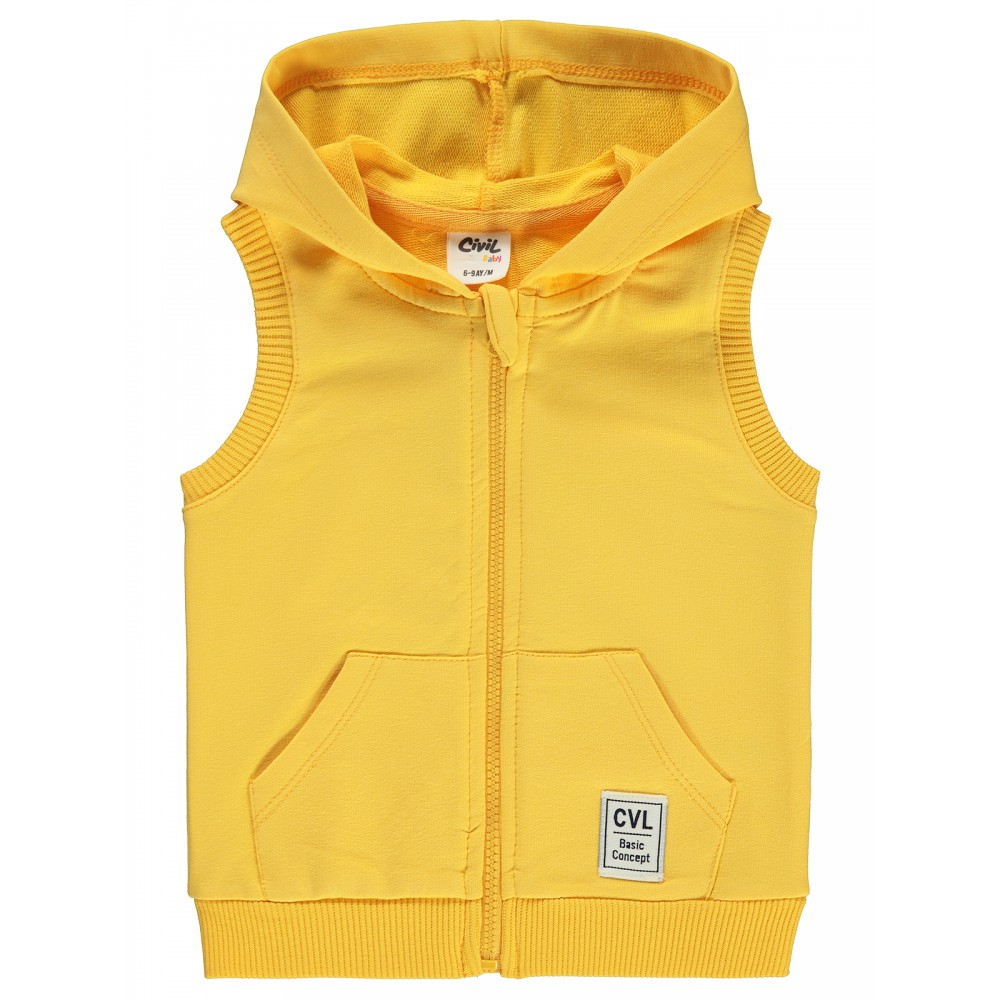 Honey Yellow Baby-Vest Honey Yellow Baby-Vest