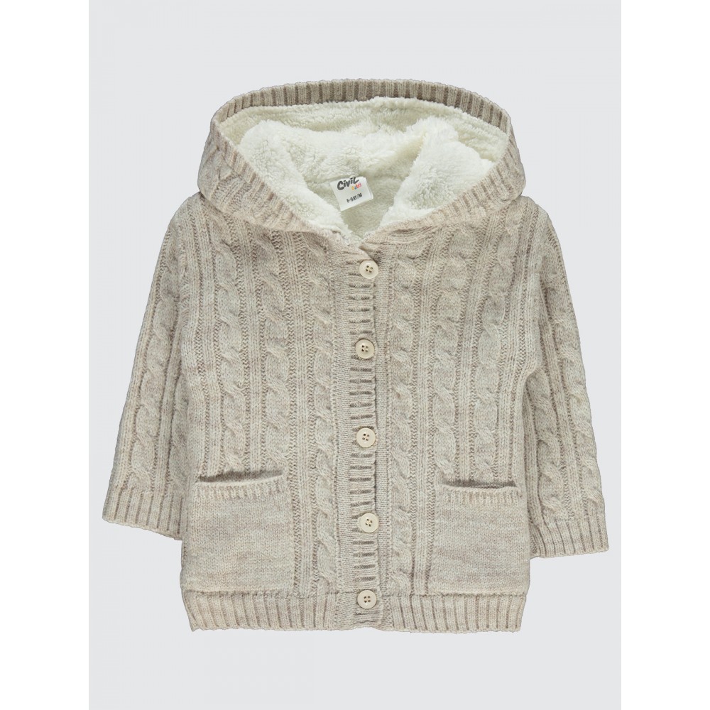 Beige Baby-Cardigan Beige Baby-Cardigan