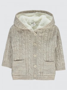 Beige Baby-Cardigan