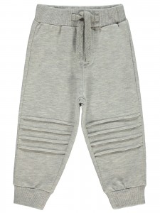 Gray Melange Baby-Track Pants