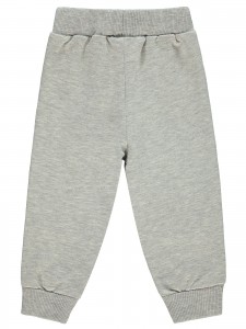 Gray Melange Baby-Track Pants