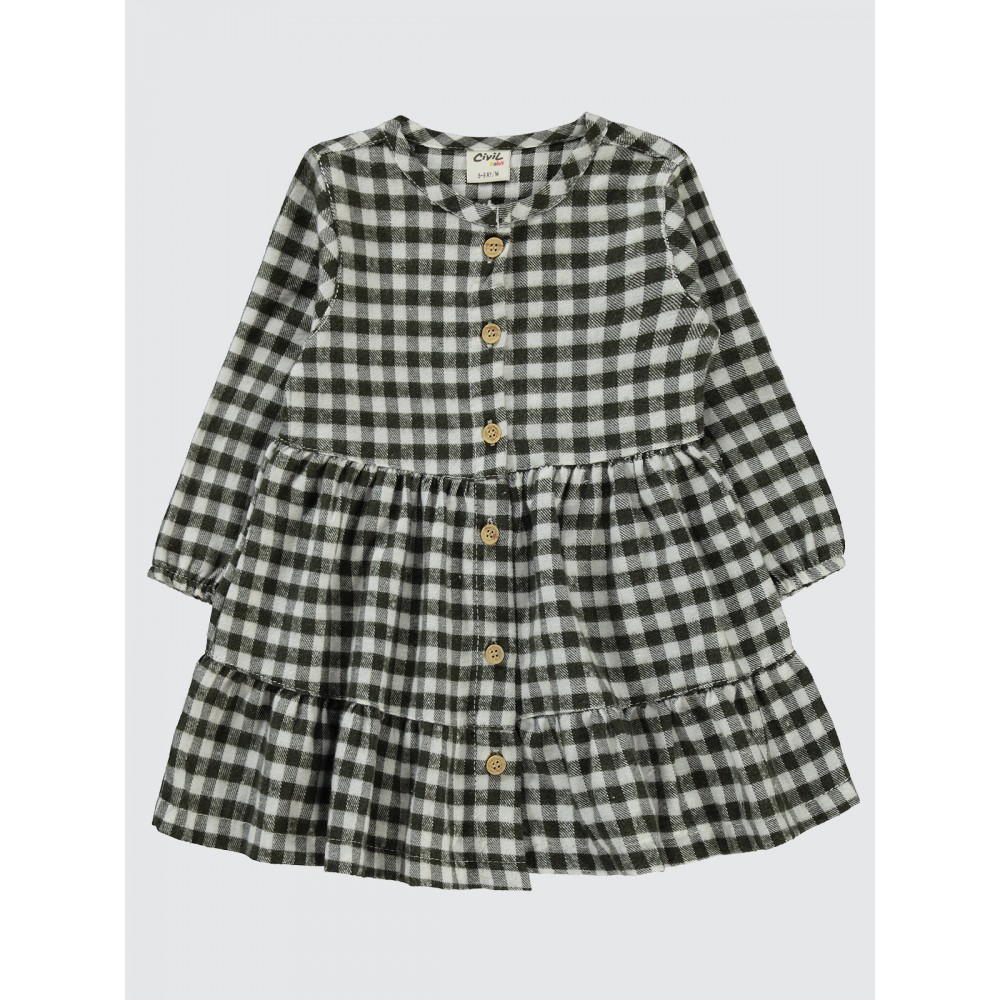 Khaki Baby-Dress and Overall Khaki Baby-Dress and Overall