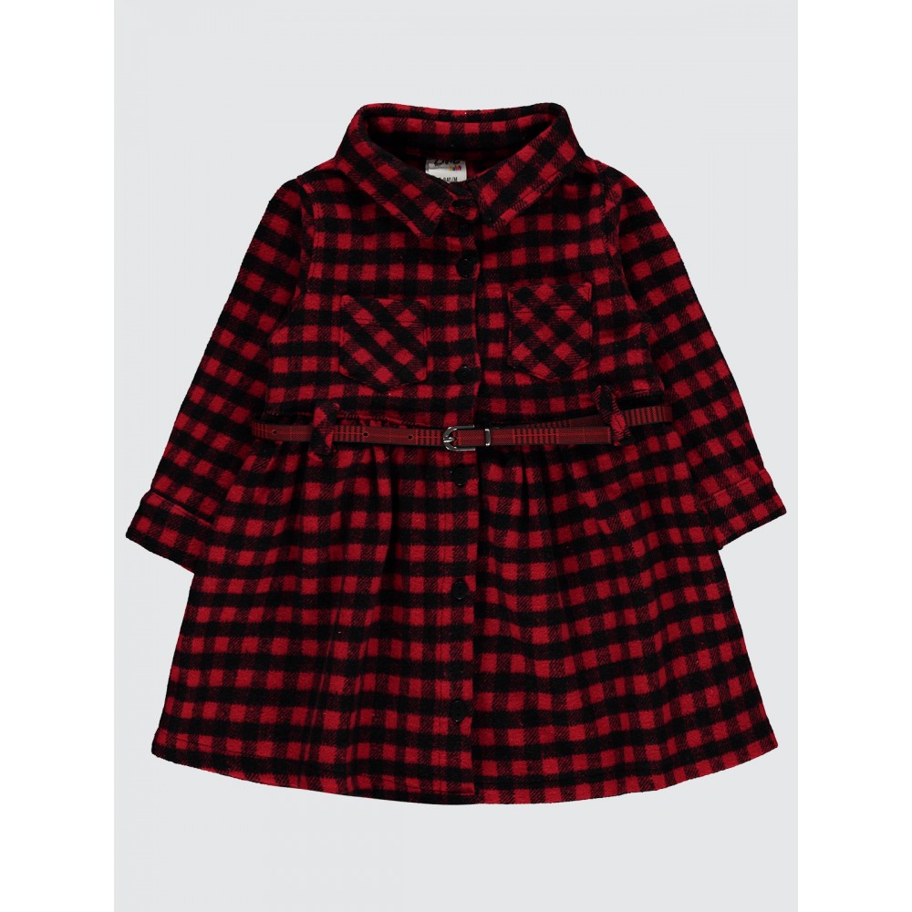 Red Baby-Dress and Overall Red Baby-Dress and Overall