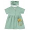 Green Almond Baby-Dress and Overall