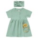 Green Almond Baby-Dress and Overall Green Almond Baby-Dress and Overall