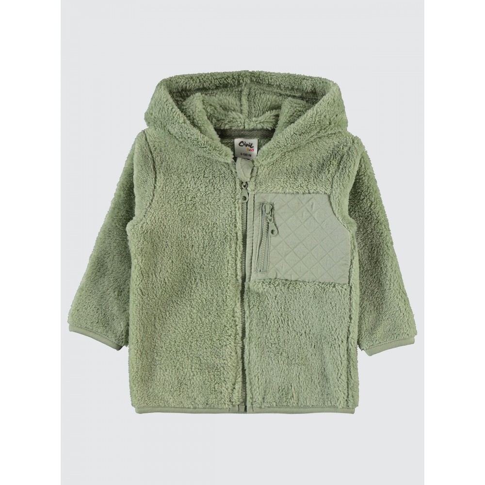 Soft Khaki Baby-Cardigan Soft Khaki Baby-Cardigan