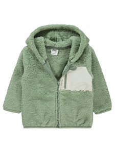 Soft Khaki Baby-Cardigan