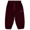 Burgundy Baby-Track Pants