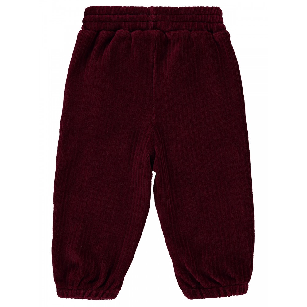 Burgundy Baby-Track Pants Burgundy Baby-Track Pants