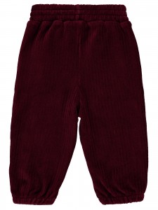 Burgundy Baby-Track Pants