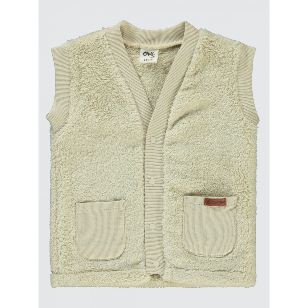 Beige Baby-Vest Beige Baby-Vest