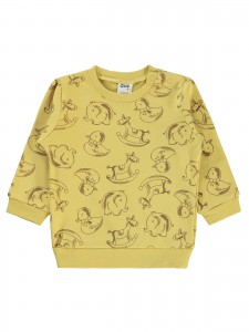 Soft Yellow Baby-Sweatshirt