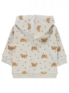 Beige Melange Baby-Cardigan