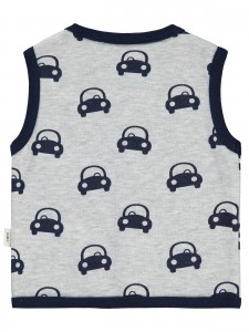 Heather Gray Melange Baby-Vest