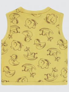 Soft Yellow Baby-Vest