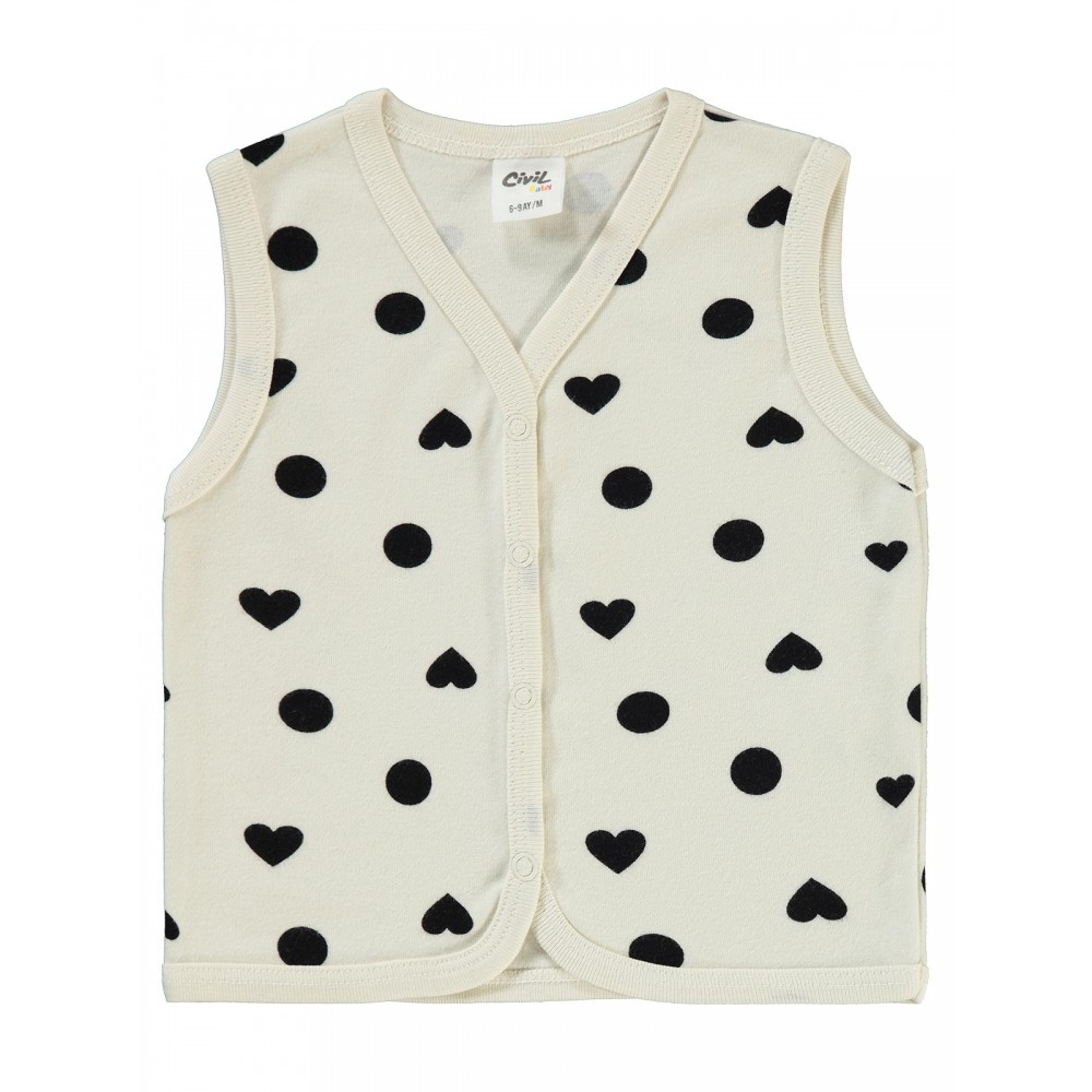Ecru Baby-Vest Ecru Baby-Vest