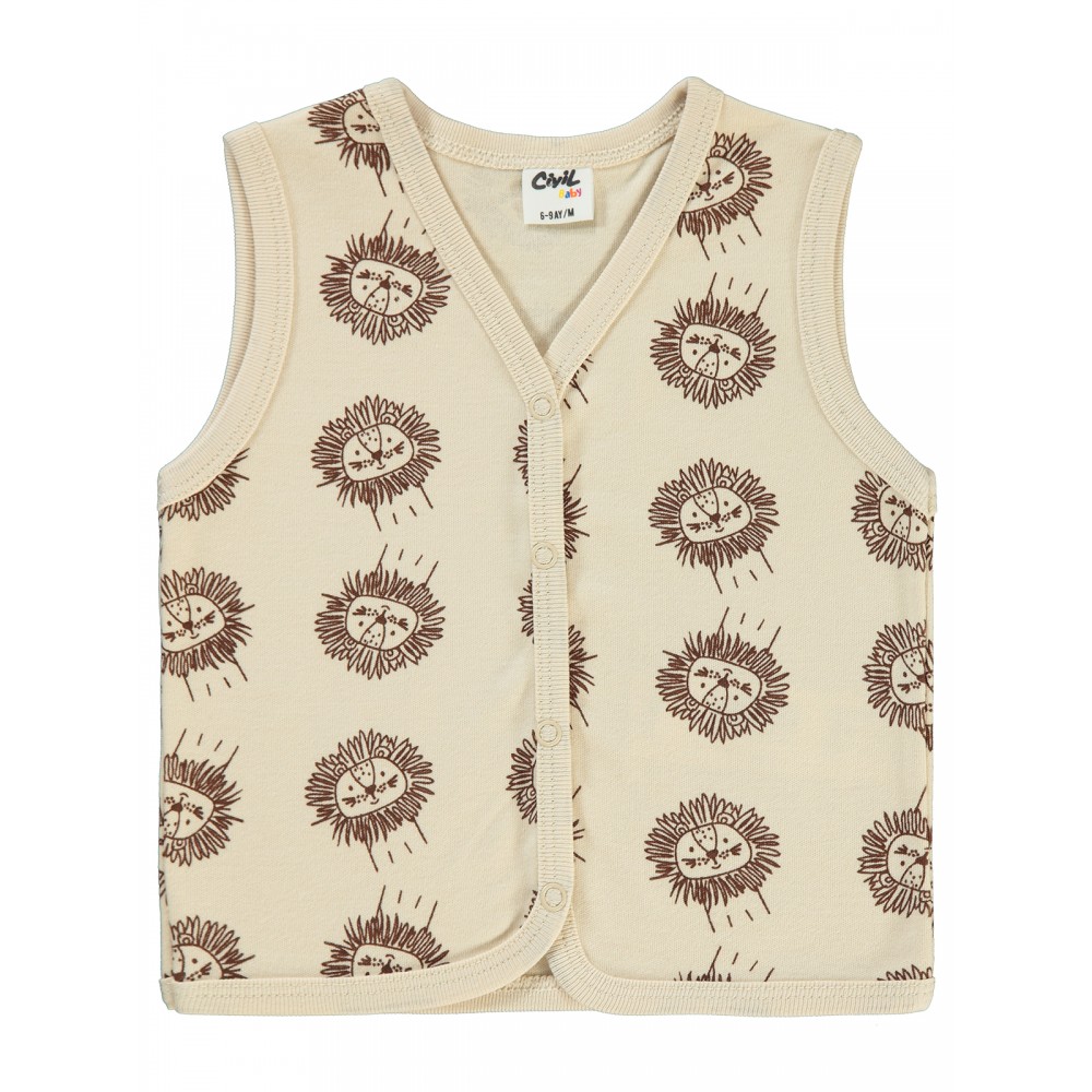 Beige Baby-Vest Beige Baby-Vest