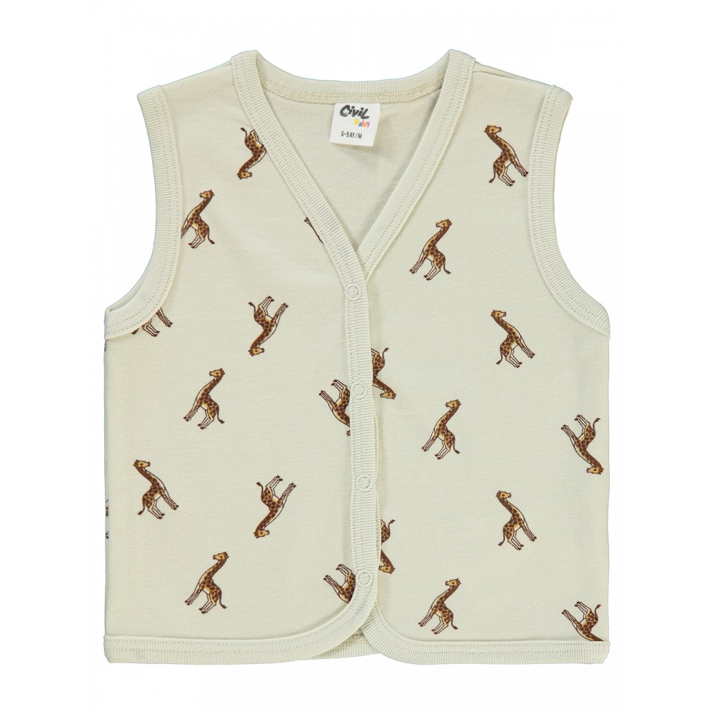 Stone Color Baby-Vest Stone Color Baby-Vest
