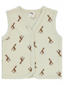 Stone Color Baby-Vest