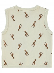 Stone Color Baby-Vest