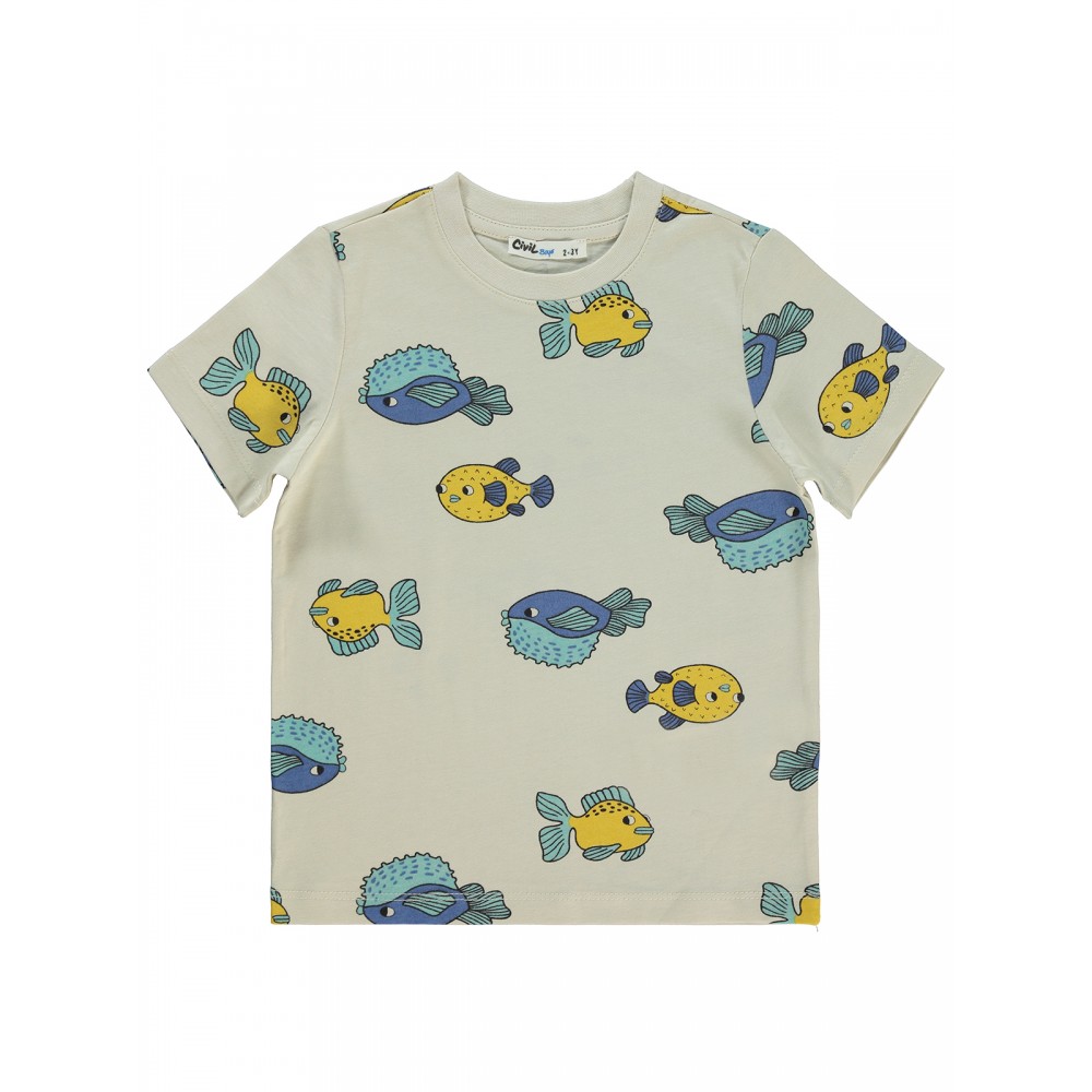 Stone Color Boys-T-Shirt Stone Color Boys-T-Shirt