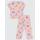 Rose Pink Girls-Pajama Set Rose Pink Girls-Pajama Set