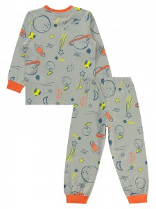 Orange Boys-Pajama Set