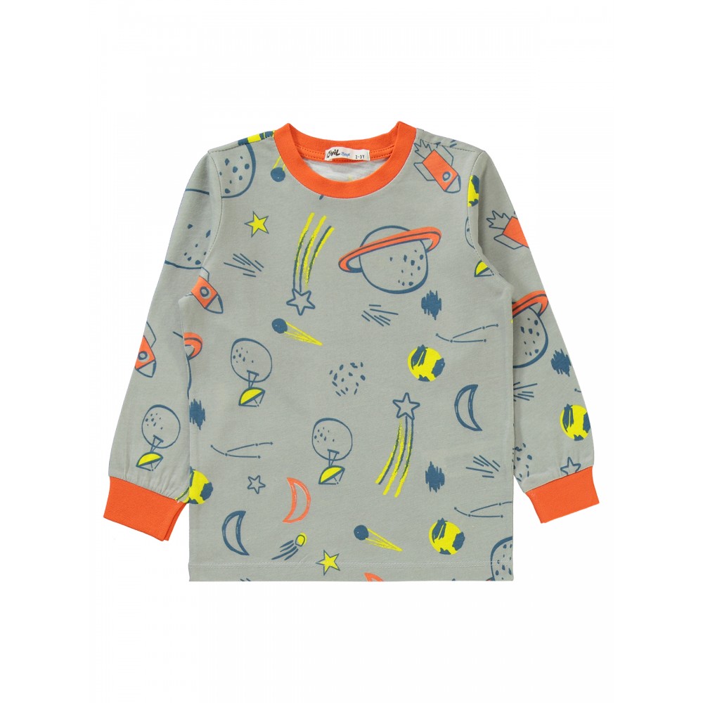 Orange Boys-Pajama Set Orange Boys-Pajama Set