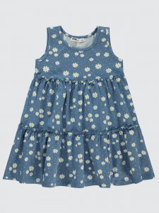 Elemental Blue Girls-Dress and Overall