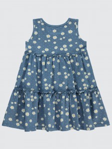 Elemental Blue Girls-Dress and Overall